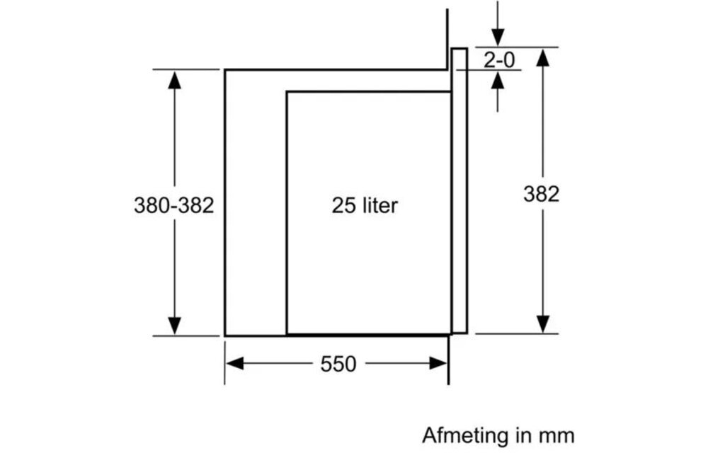 Bosch BFL554MS0 - Inbouw magnetron