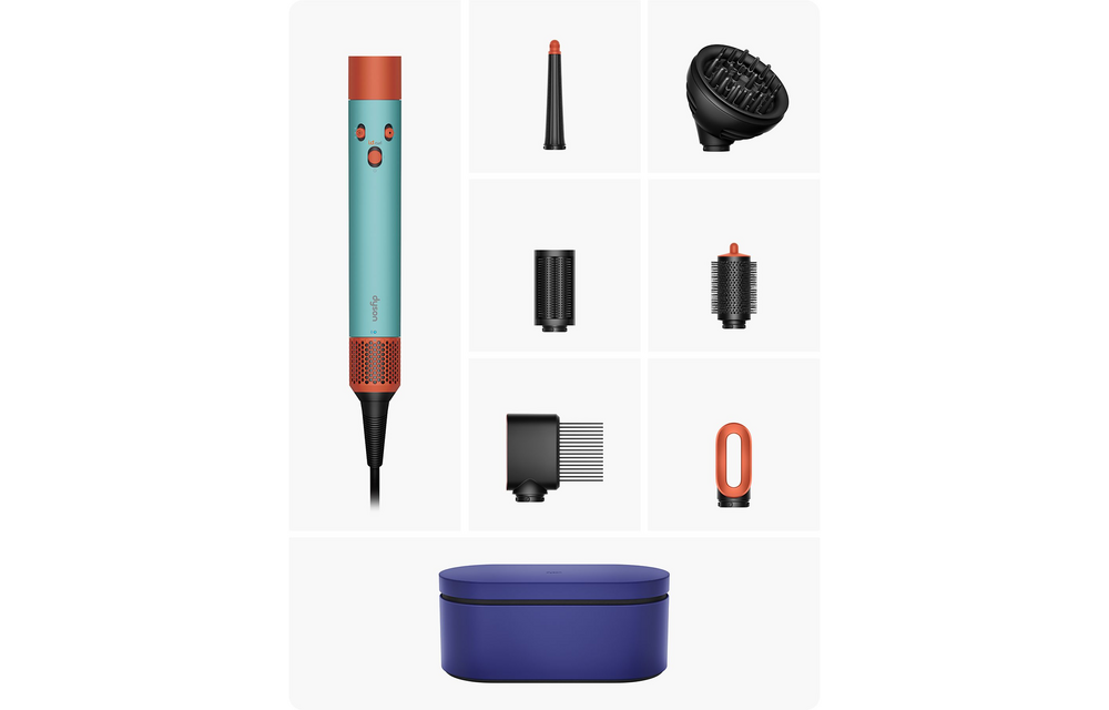 Dyson Airwrap i.d. Curly + Coily Multistyler Ceramic Patina/Topaz - Krulborstel