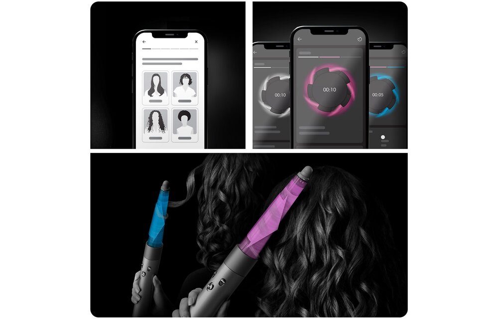 Dyson Airwrap i.d. Curly + Coily Multistyler Ceramic Patina/Topaz - Krulborstel