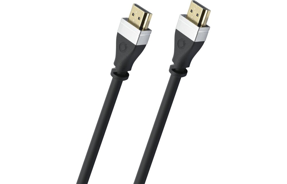 Oehlbach D1C33100 SL Ultra-High-Speed HDMI 2.1 kabel 1M Zwart