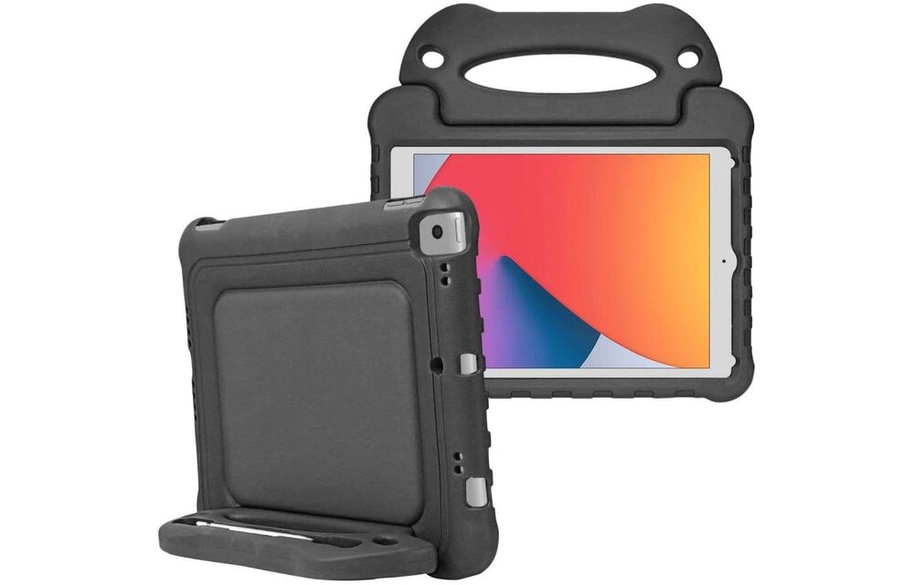 Just In Case Kids Case Classic EVA - Apple iPad 10.2 - Zwart - Beschermhoes