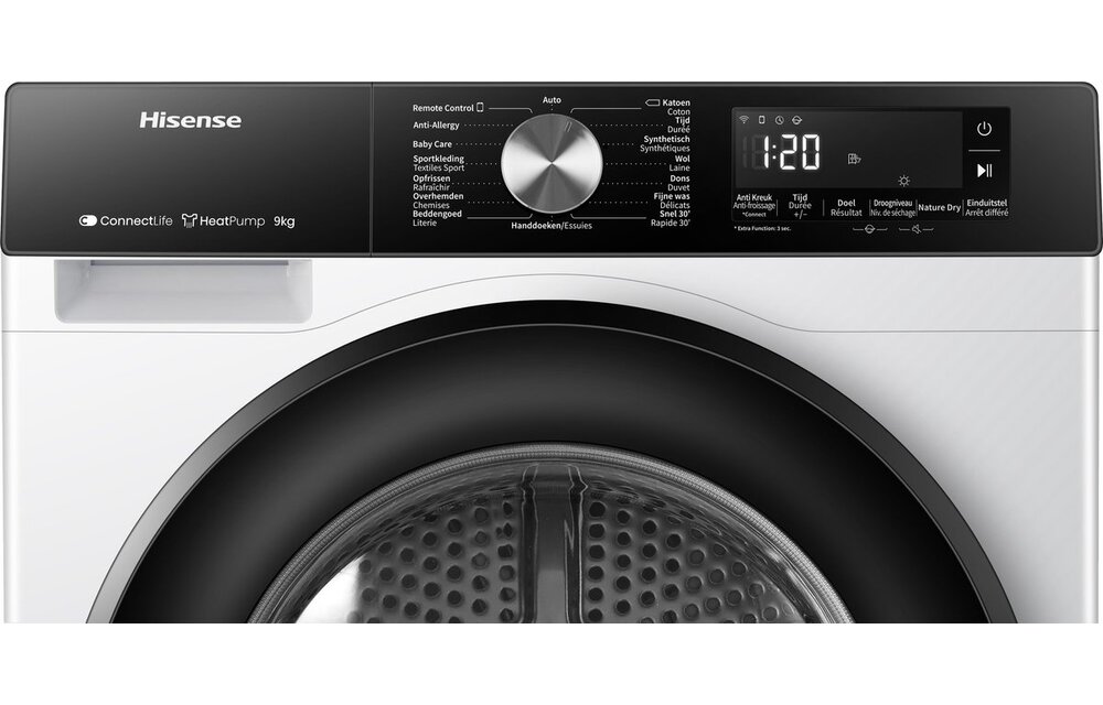 Hisense DH3S902BW3 - Warmtepompdroger