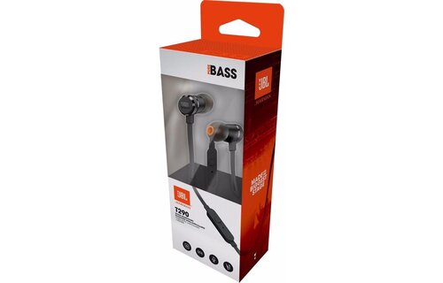 JBL T290 Zwart - Oordopjes