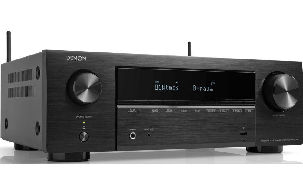 Denon AVR-X1700H Zwart - Receiver