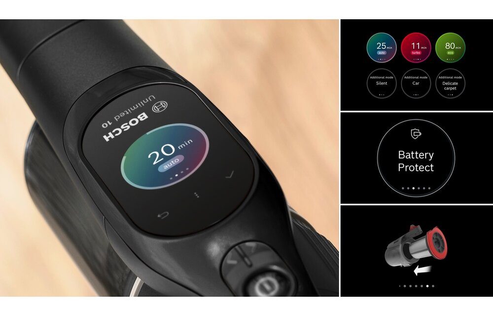 Bosch BXS1041BQC Unlimited 10 - Steelstofzuiger