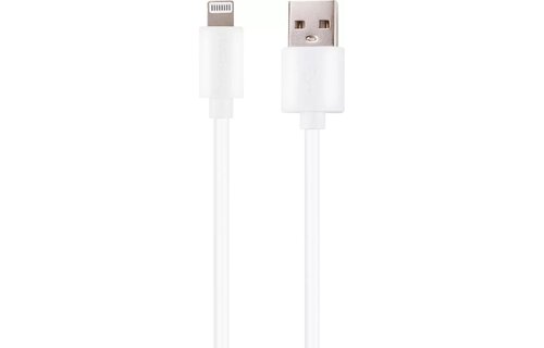 Musthavz laadkabel USB-A naar Lightning 1 meter Wit