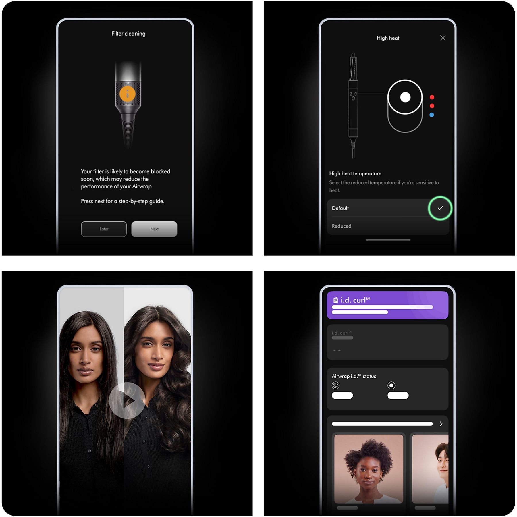 Dyson Airwrap I.D. Straight + Wavy Multistyler Blauw - Krulborstel