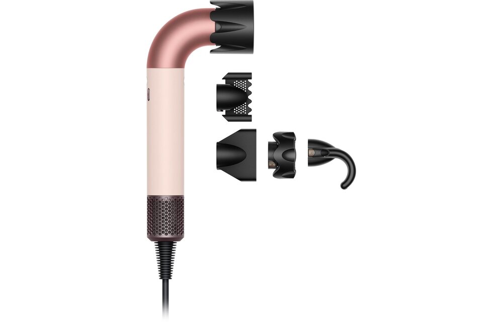 Dyson Supersonic r Straight + Wavy Ceramic Pink/Rose Gold - Föhn