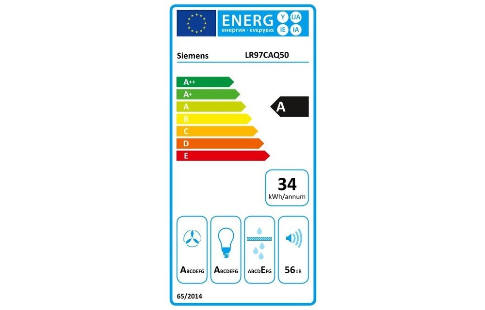 Siemens LR97CAQ50 - Plafond afzuigkap
