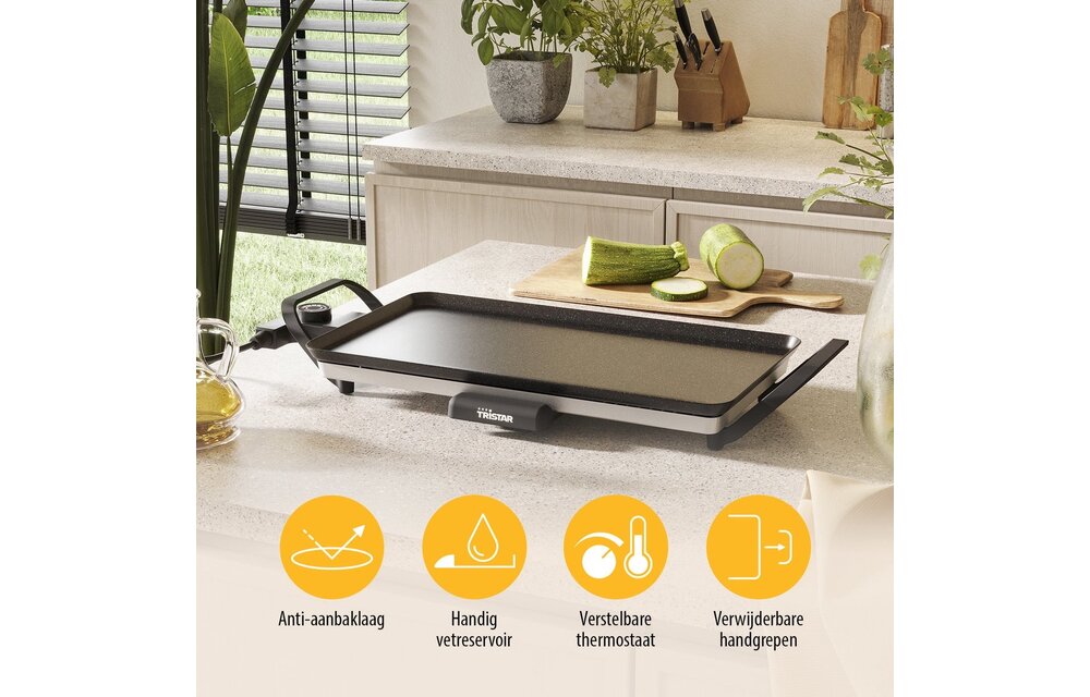 Tristar BP-2667 Slim M - Bakplaat