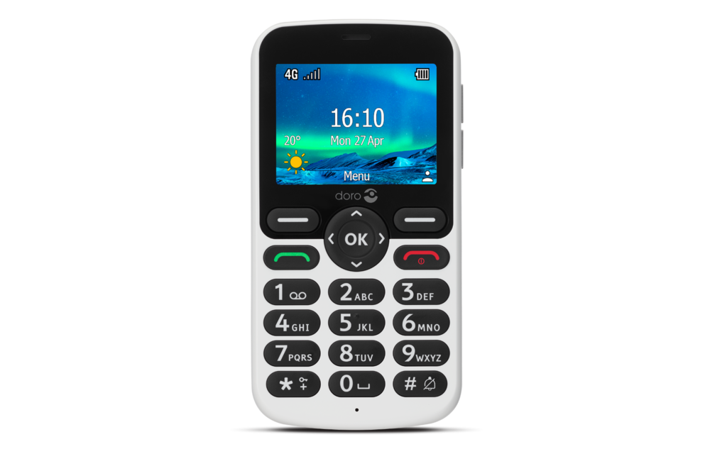 Doro 5860 Wit - Senioren telefoon