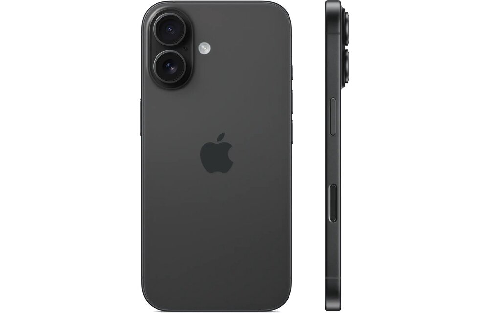 Apple iPhone 16 128GB Zwart - Mobiele telefoon