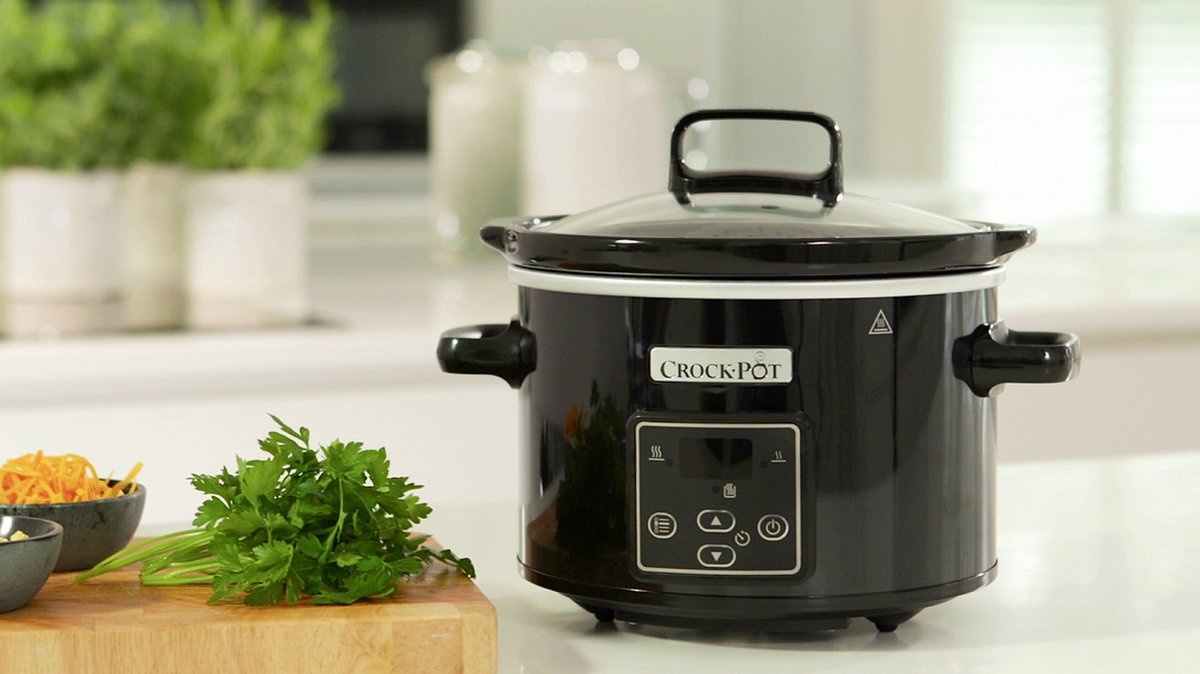 Crock-Pot CR061 Digital Slow Cooker 2,4L Zwart - Stoomkoker