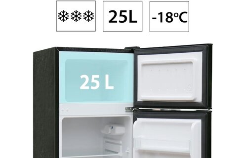 Manta MM545DBK - Koel-vriescombinatie