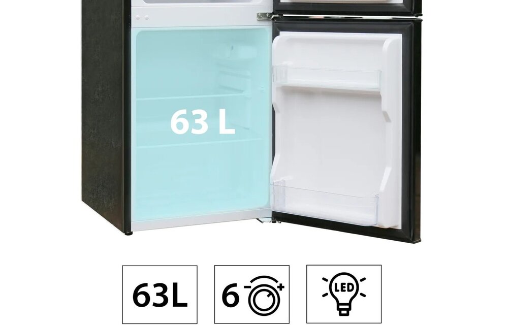 Manta MM545DBK - Koel-vriescombinatie