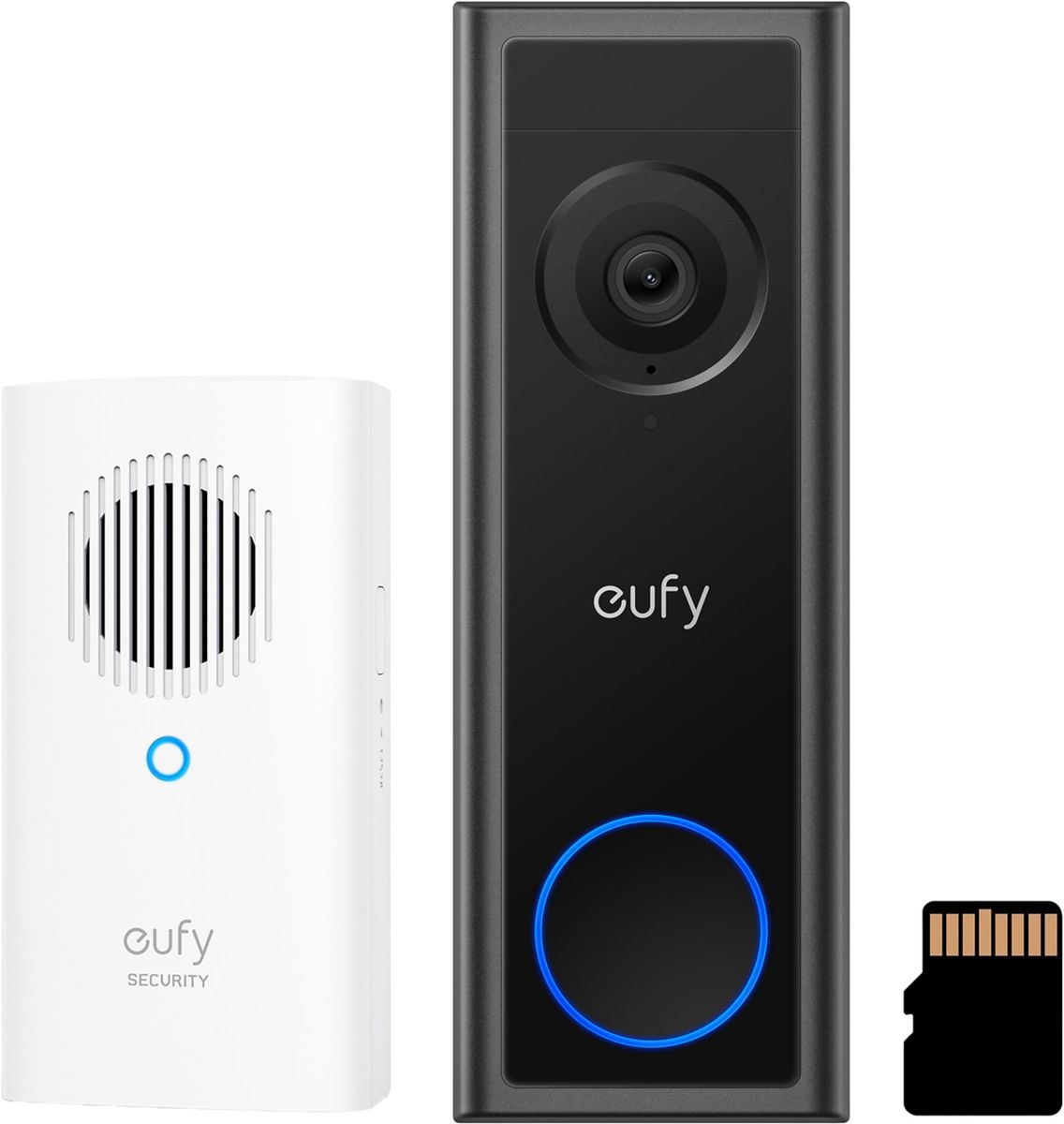 Eufy Video Doorbell C30 voordeelbundel (Deurbel + Chime + SD kaart) - Deurbel