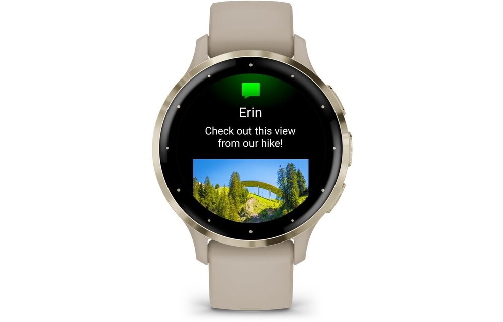 Garmin Venu 3S Goud/Beige - Smartwatch