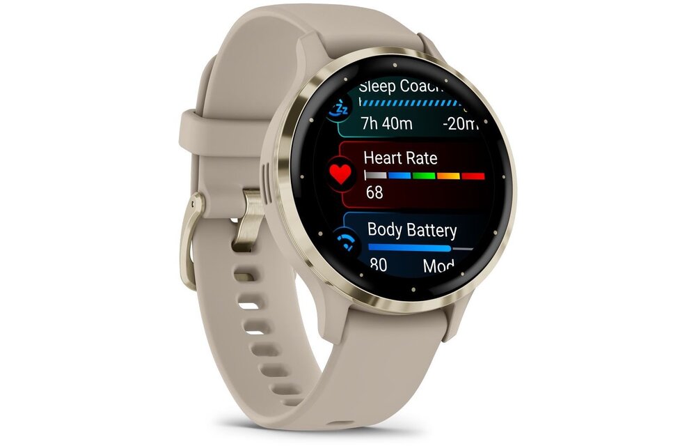Garmin Venu 3S Goud/Beige - Smartwatch