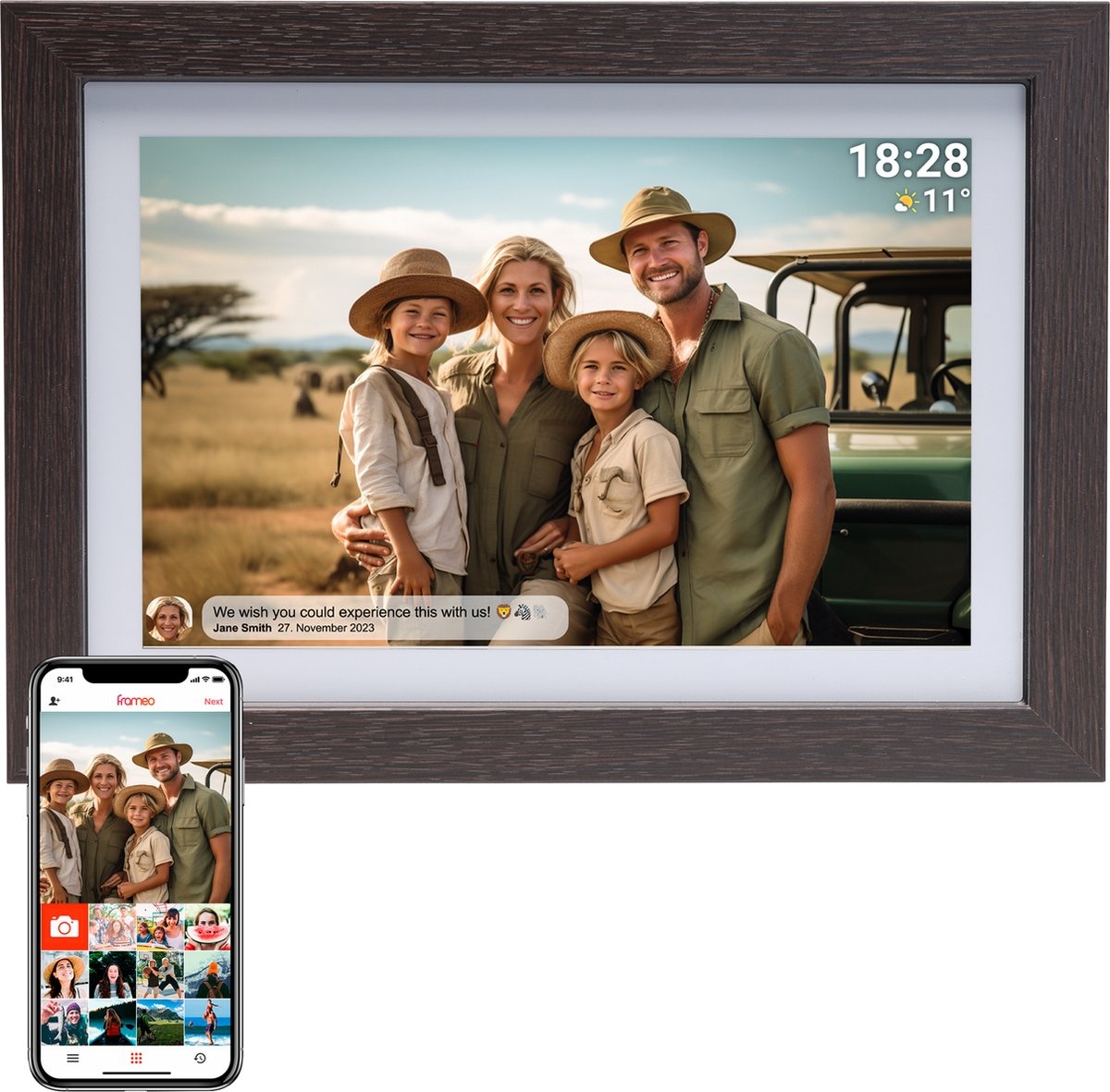 Denver PFF-1042DW - Digitale fotolijst