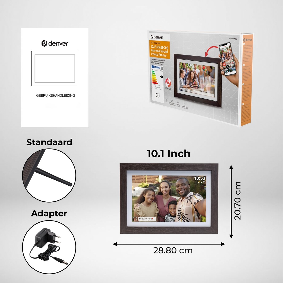 Denver PFF-1042DW - Digitale fotolijst