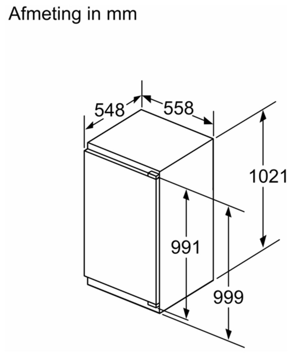 Siemens KI31REDD1 extraKlasse - Inbouw koelkast