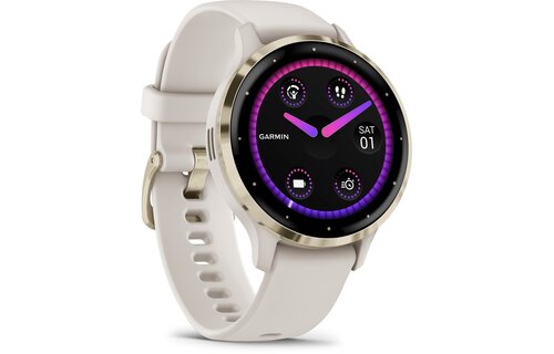 Garmin Venu 3S Goud/Wit - Smartwatch