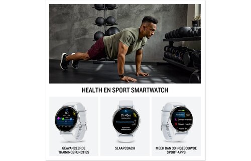 Garmin Venu 3S Goud/Wit - Smartwatch