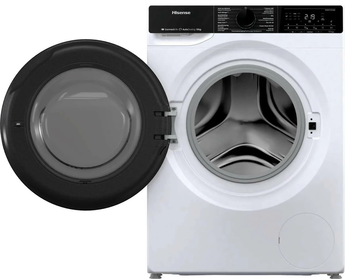 Hisense WF5V144BW/BLX - Wasmachine