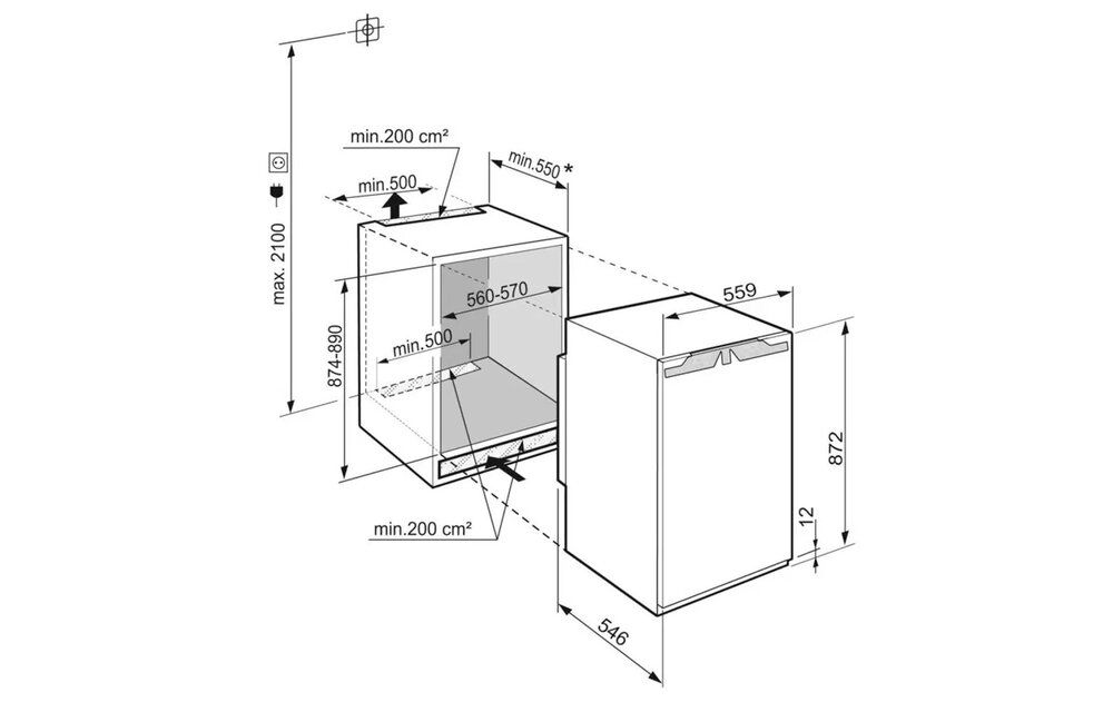 Liebherr SIBa 3950 Prime - Inbouw koelkast
