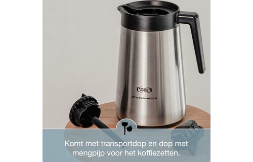 Moccamaster KBGT Polished Silver - Koffiezetapparaat