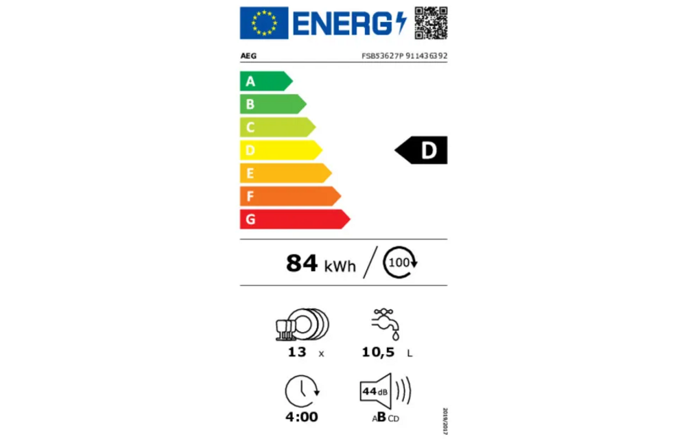 AEG QuickSelect AirDry FSB53627P - Inbouw vaatwasser