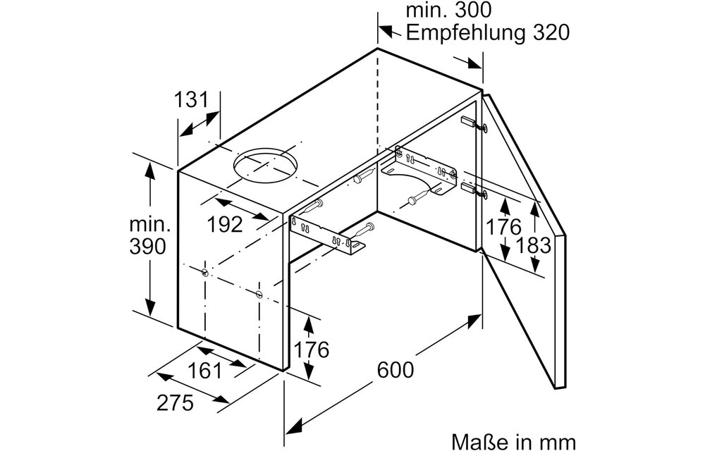 Bosch DFL064A52 - Vlakscherm afzuigkap