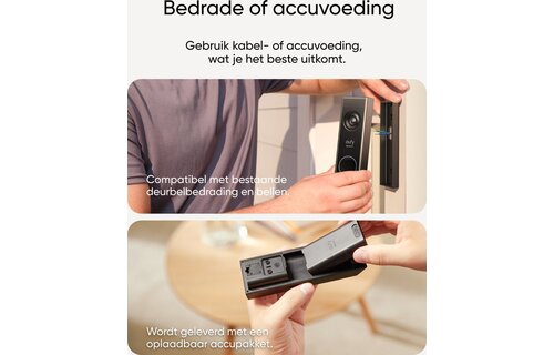 Eufy Video Doorbell E340 (Uitbreiding) - Deurbel