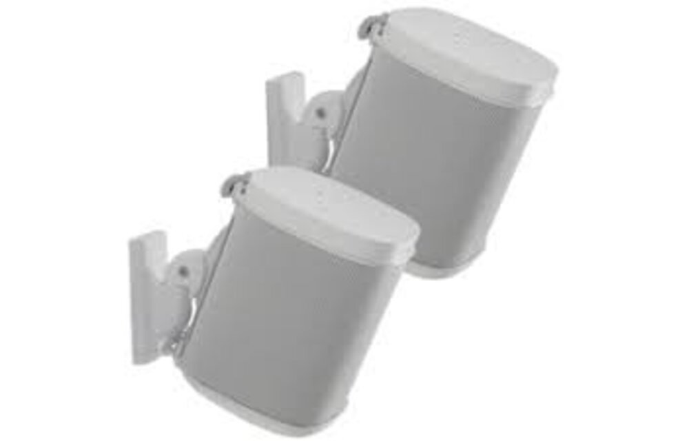 Sanus Speaker Wandsteun - Sonos ONE-PLAY:1 Pair - White - Muurbeugel