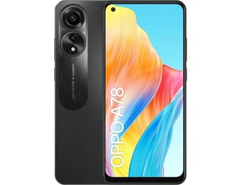 OPPO A78 128GB Zwart - Mobiele telefoon