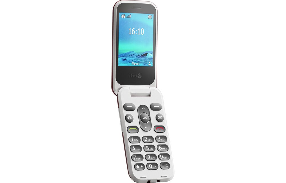 Doro 2820 4G Rood - Mobiele telefoon