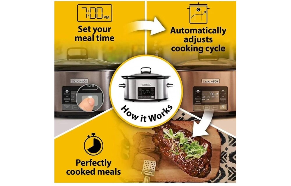 Crock-Pot CR066 Time Select - Stoomkoker