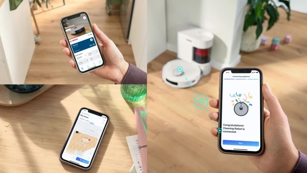 Bosch Spotless Advanced + BCRD2W - Robotstofzuiger