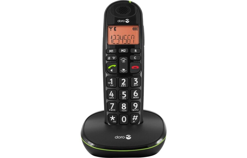 Doro PhoneEasy 100w Zwart - Senioren telefoon