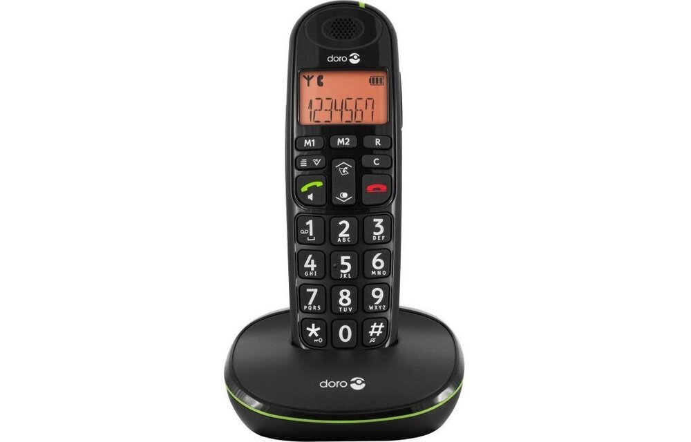 Doro PhoneEasy 100w Zwart - Senioren telefoon