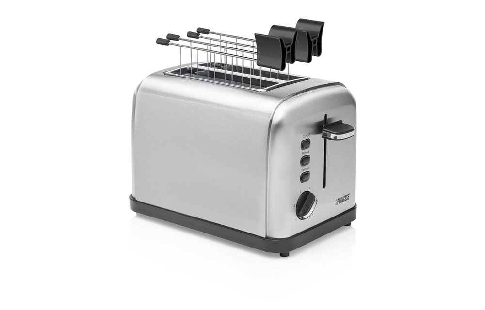 Princess 142354 Toaster Steel Style 2 - Broodrooster