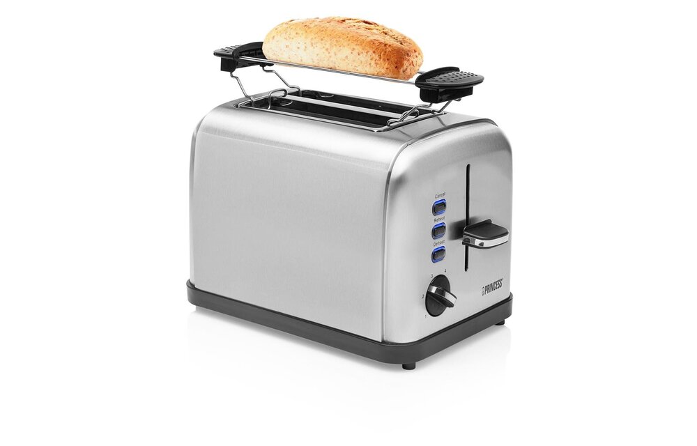 Princess 142354 Toaster Steel Style 2 - Broodrooster