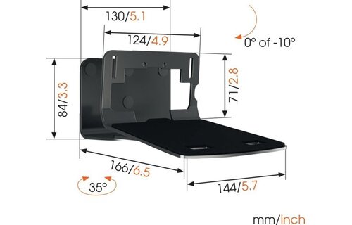 Vogel's SOUND 3205 Speakerbeugel (wit)
