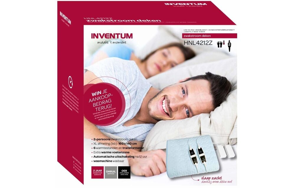 Inventum HNL4212Z - Elektrische deken