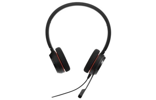 Jabra Evolve 20 MS Stereo (Zwart/Rood) - Headset
