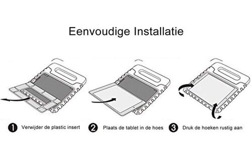 Just In Case Kids Case Cassic - Apple iPad 10.2 - Groen - Beschermhoes