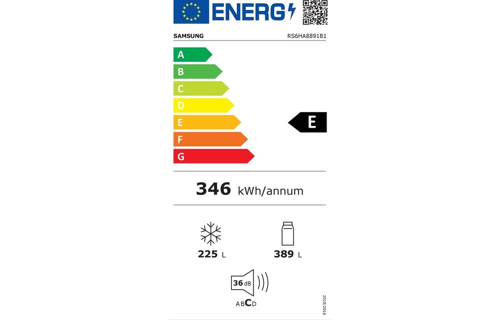 Samsung Family Hub RS6HA8891B1/EF  - Amerikaanse koelkast