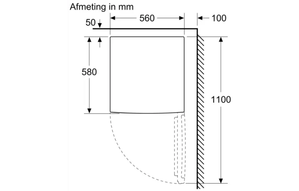 Bosch KTL15NWEA - Tafelmodel koelkast