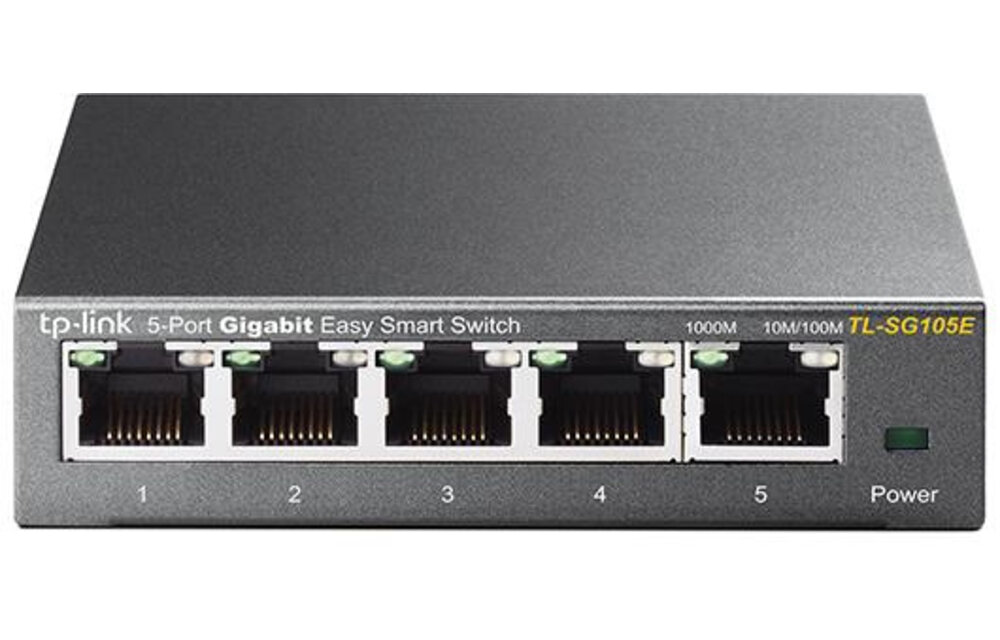 TP-Link TL-SG105E 5-poorts Gigabit Easy Smart - Netwerk switch
