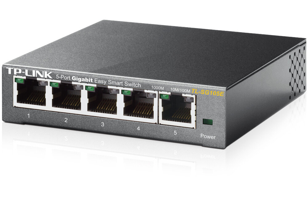TP-Link TL-SG105E 5-poorts Gigabit Easy Smart - Netwerk switch